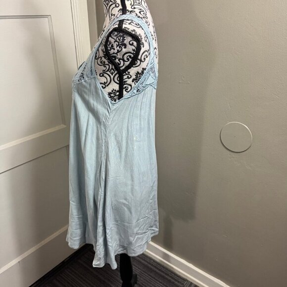 Cleobella Marina blue Mini Dress with cutout Aztec neckline - Picture 6 of 11